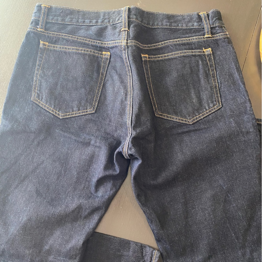 Jcrew mercantile men’s 32W/34L dark wash slim jeans. Never worn. - Picture 4 of 4